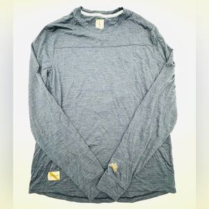 Size L - Tracksmith Harrier Long Sleeve Blue